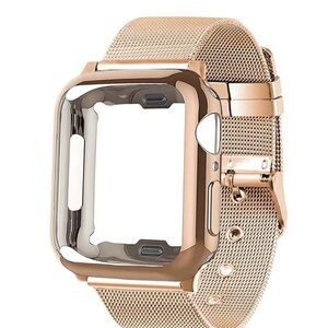 Rose Gold Smartwatch Case and Band